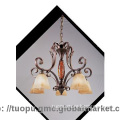 Ancient Style European resin chandelier lamp shades with Hand-paint